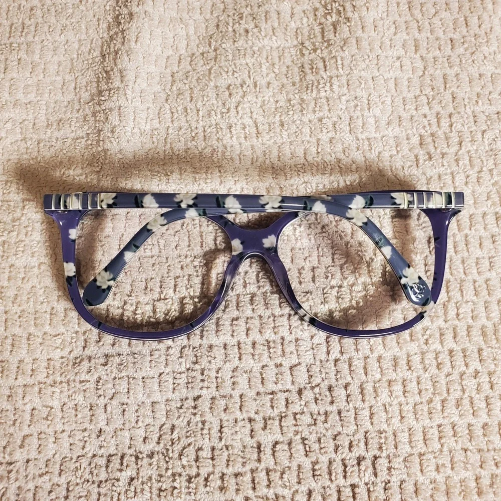 Draper James DJ7003 Indigo Floral Cat Eye Eyeglass Frames only 56-15-140 Womens